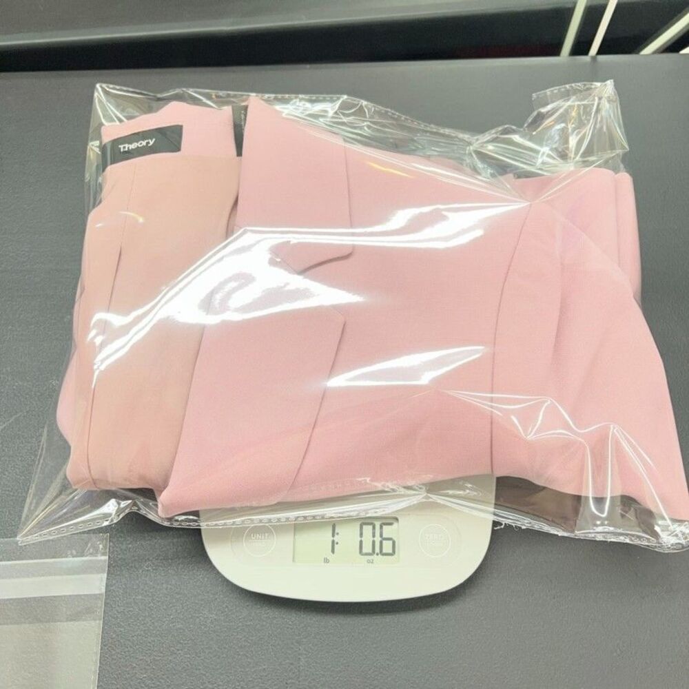 Theory Carissa Stretch Classic Dusty Lilac Two Button Suit Blazer Womens Size 6 - Picture 16 of 16